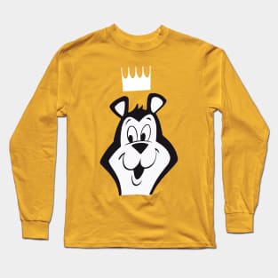 Hamm's Bear with a White Crown Long Sleeve T-Shirt